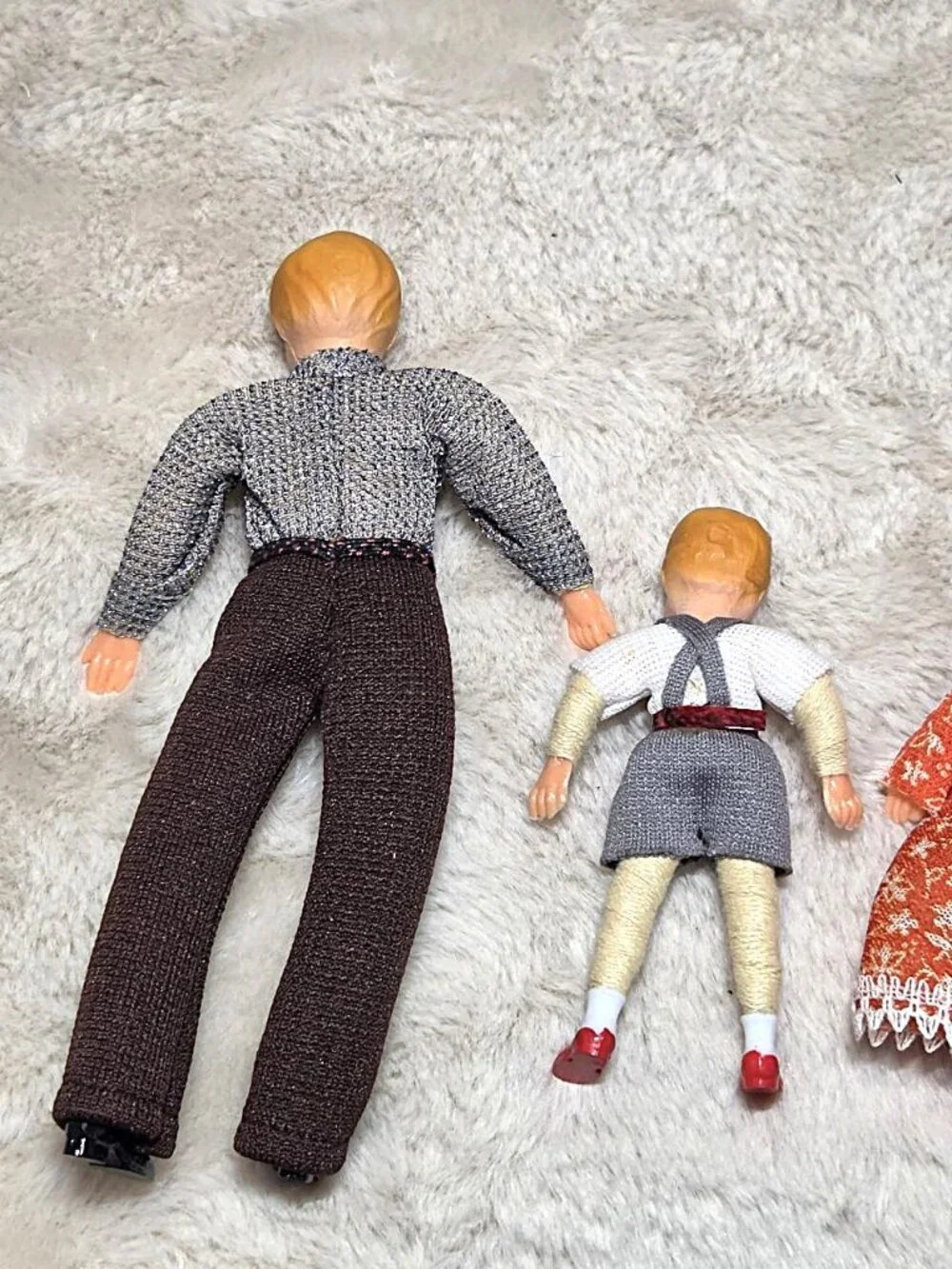 Vintage Concord Miniatures Doll Family Set of 4 Dolls 1970s NEW IN BOX #B6